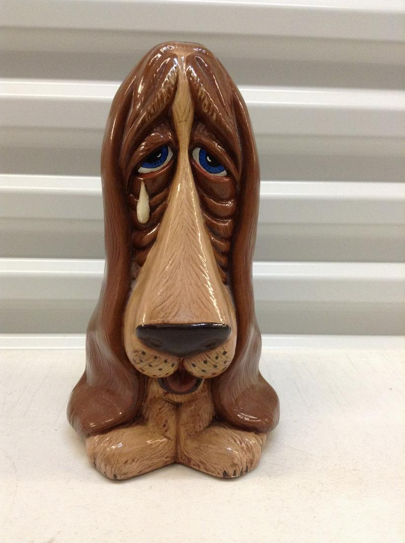 Vintage Ceramic Dog Bank 11" tall (1 of 1)