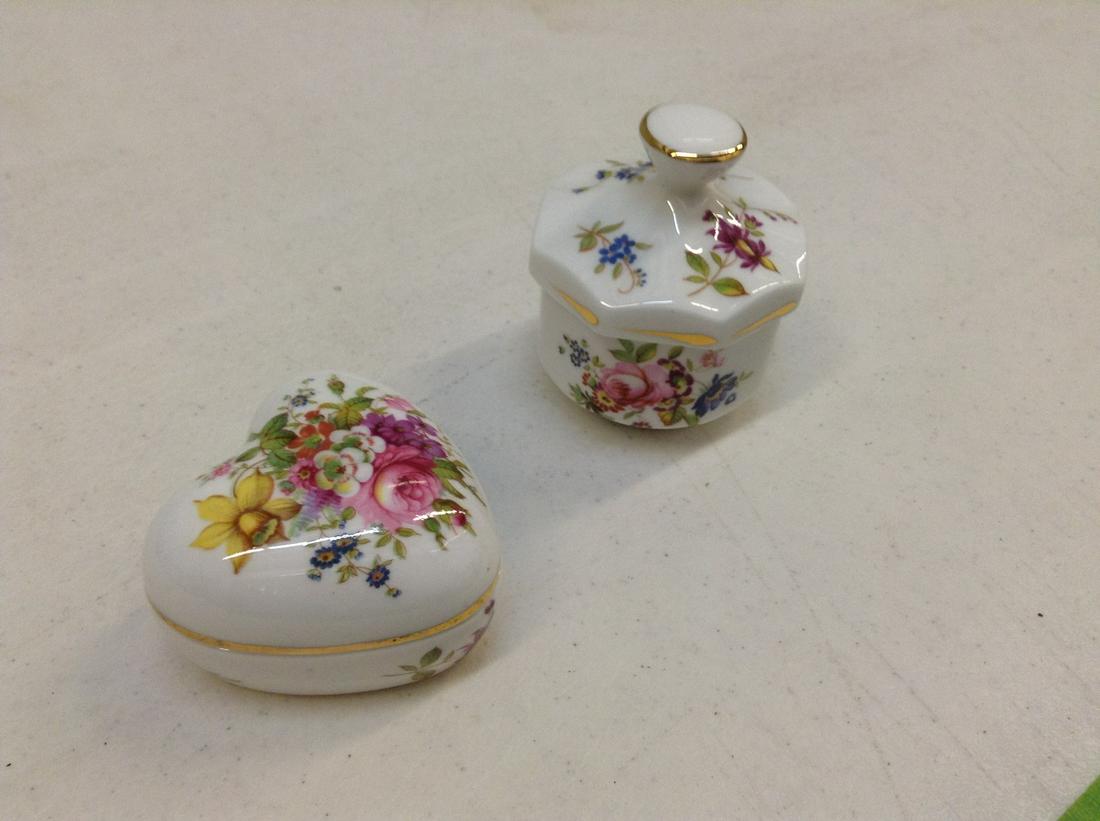 Hammersley Bone china Trinket boxes: Hammersley Bone china Trinket boxes