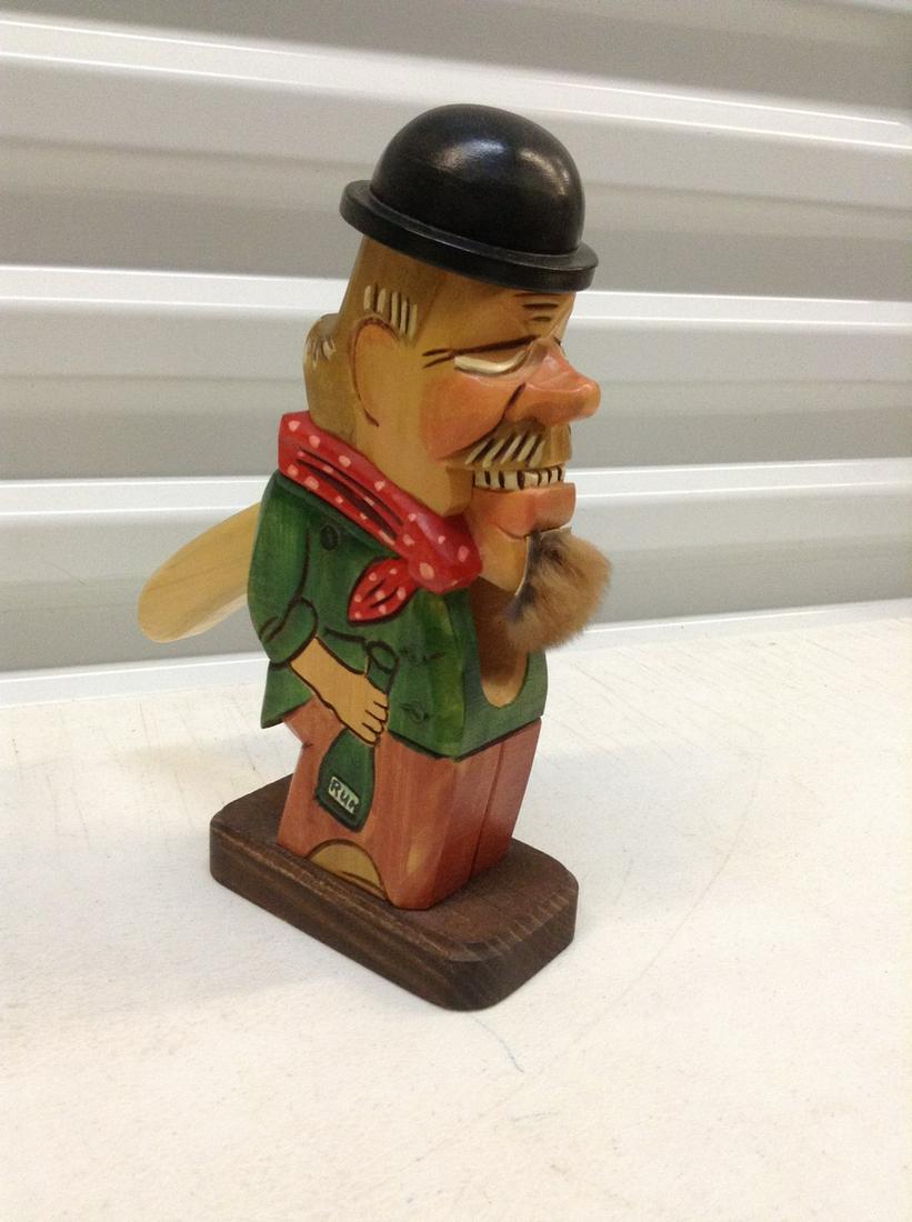 Wood Nut Cracker 9" tall: Wood Nut Cracker 9" tall