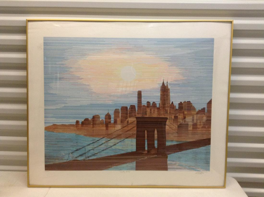 Original Brooklyn Bridge Artwork Numbered 5/300 Signed (1 of 1)