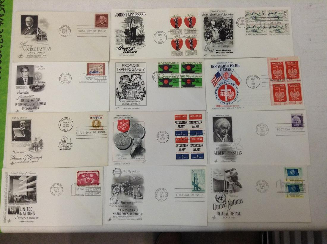 Lot of 1950s & 1960s First Day Covers (1 of 1)