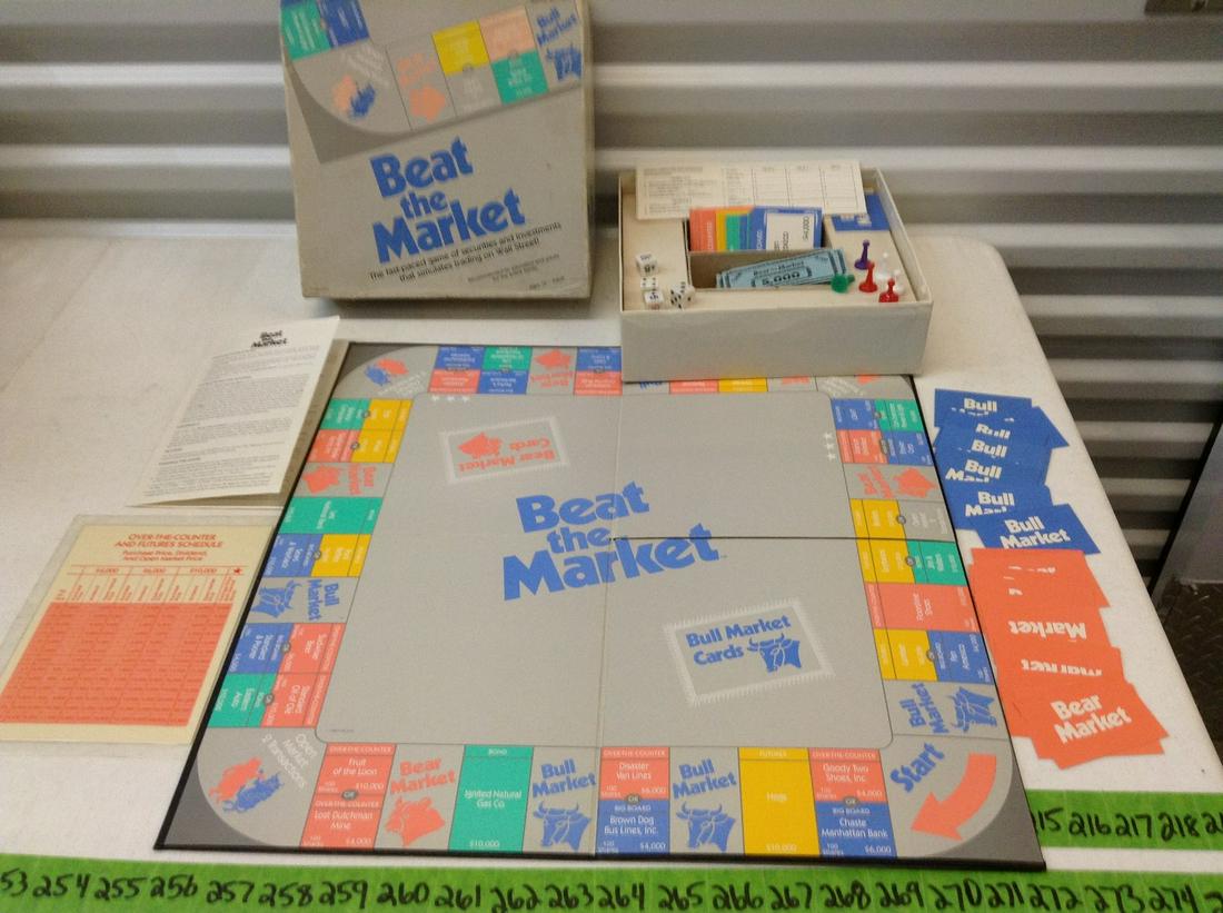 Vintage Beat the Market Boardgame: Vintage Beat the Market Boardgame