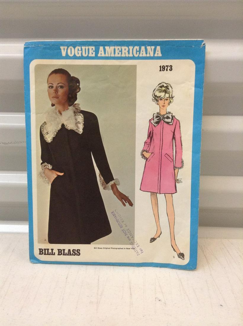 vintage Vogue Americana Bill Blass Sewing Pattern: vintage Vogue Americana Bill Blass Sewing Pattern