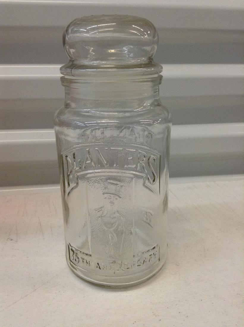 Planters Peanuts 75th Anniversary Jar 8" tall: Planters Peanuts 75th Anniversary Jar 8" tall
