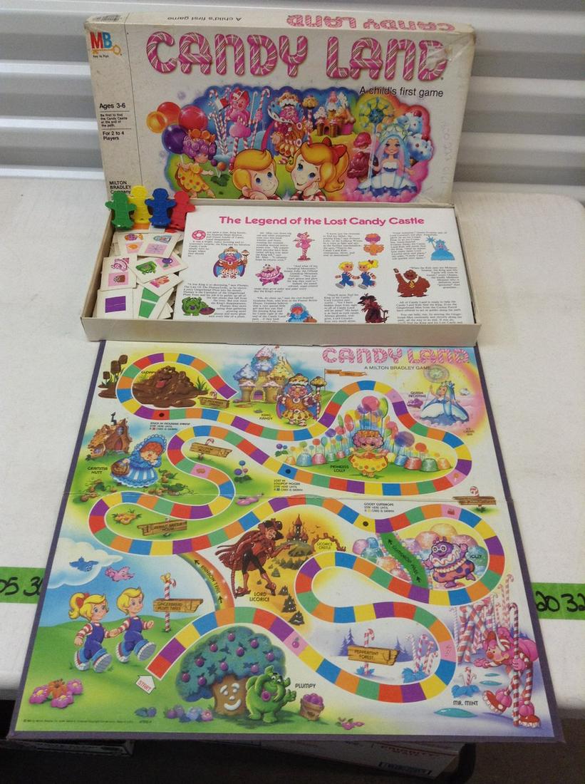 1984 Candyland Game: 1984 Candyland Game
