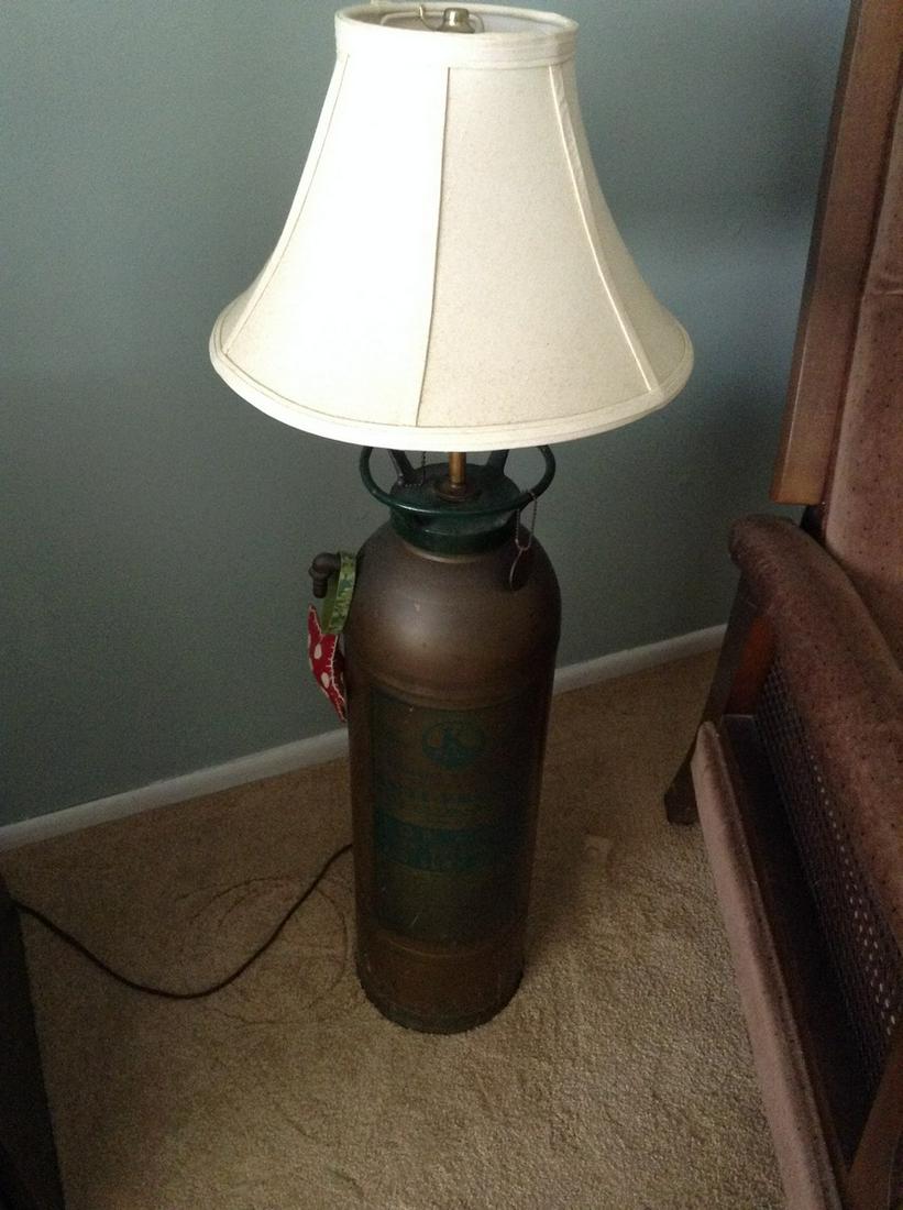 Copper Fire Extinguisher Lamp by Kitty (1 of 1)