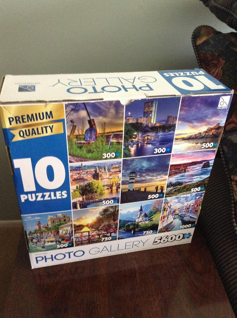 10 Photo Gallery Puzzles in Box: 10 Photo Gallery Puzzles in Box
