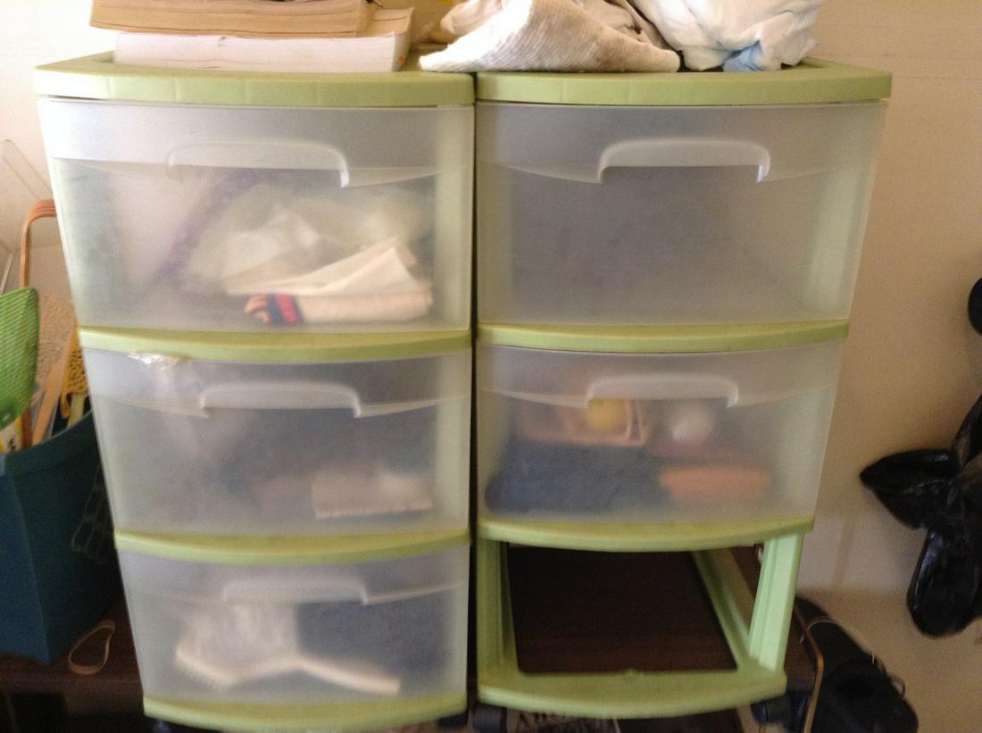 Plastic Storage Containers with Contents (1 of 1)