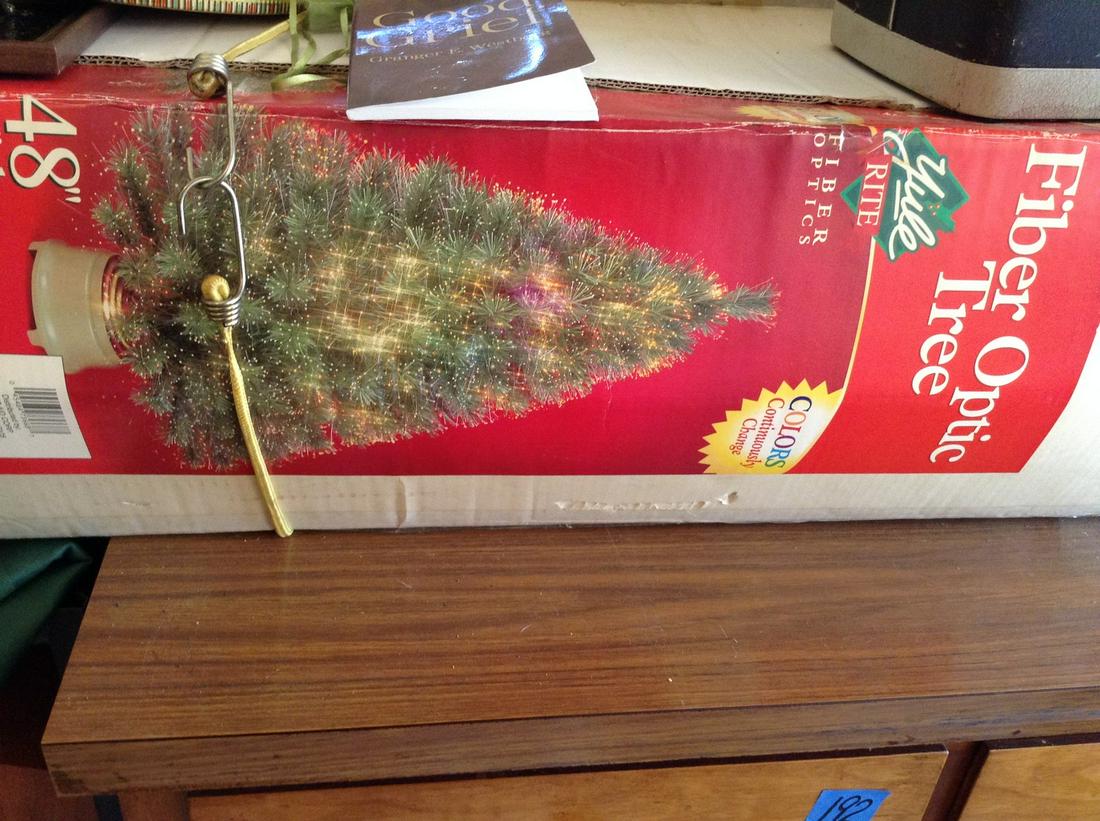 Fiber Optic 48 Inch Christmas Tree (1 of 1)