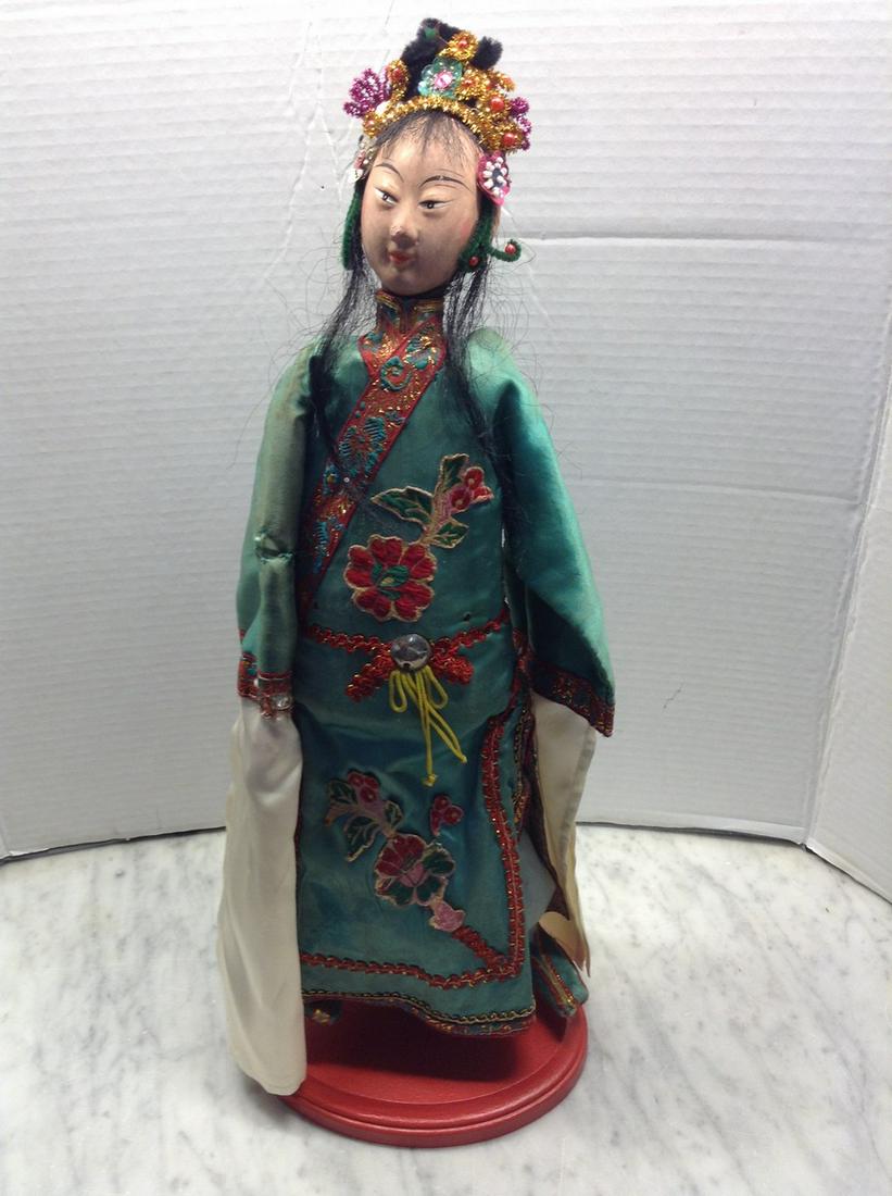 Newark Museum Chinese Doll on Stand (1 of 1)