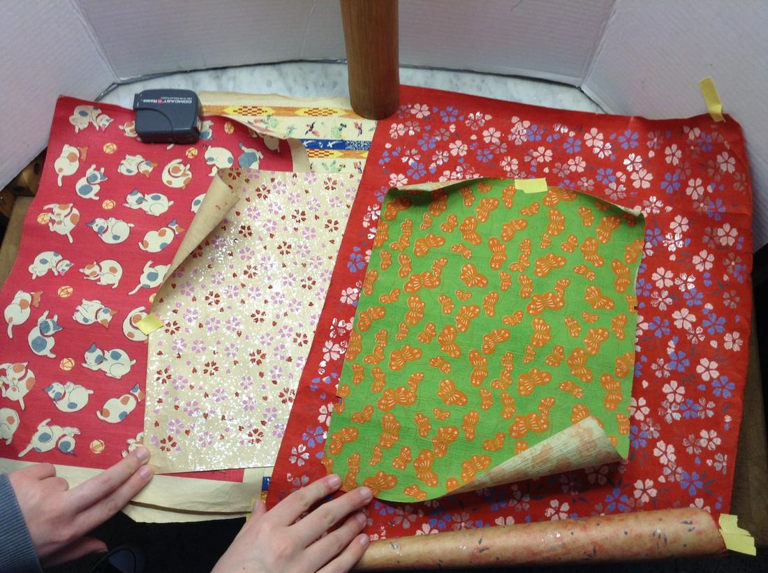 Newark Museum Chinese Box and Japan Decorated Paper (1 of 1)