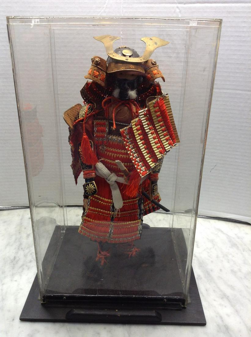 Newark Museum Samurai Figure in Case (1 of 1)