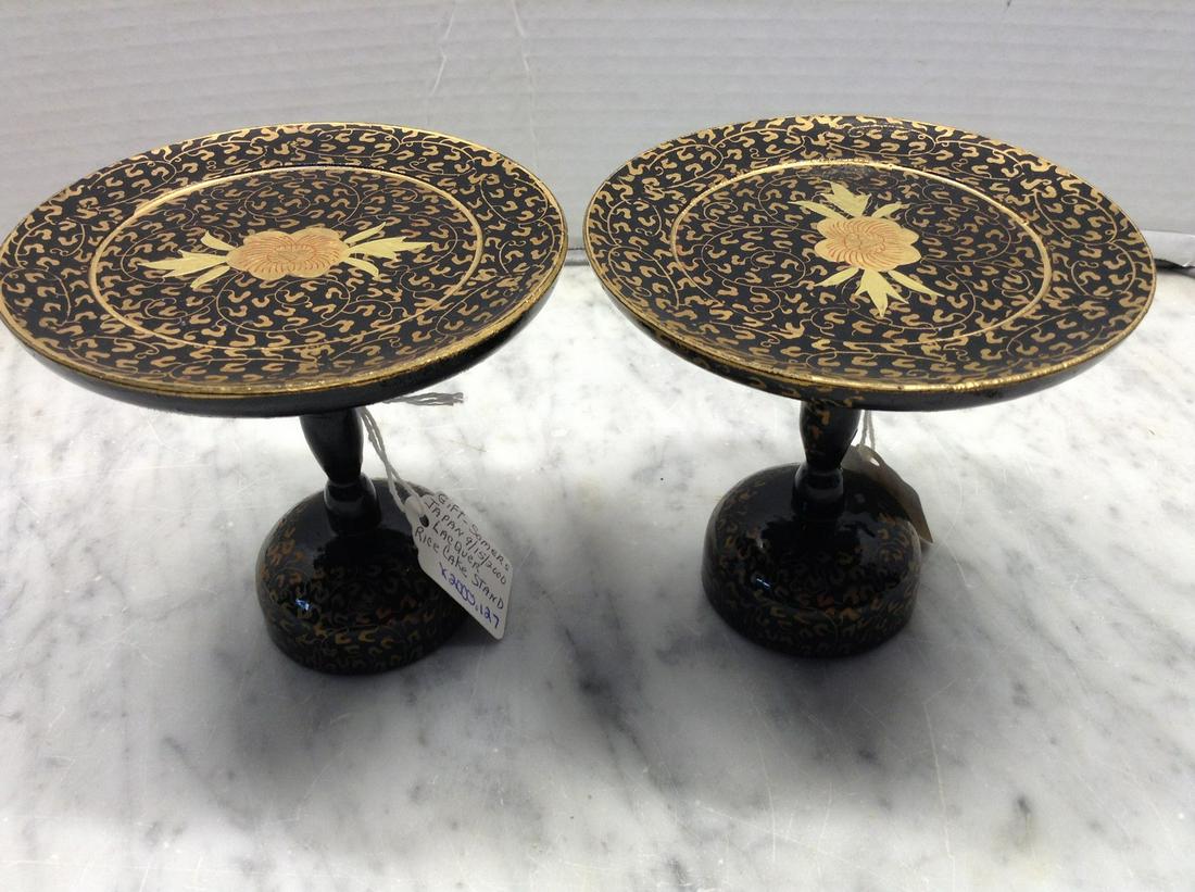 Newark Museum Two Rice Cake Stands (1 of 1)