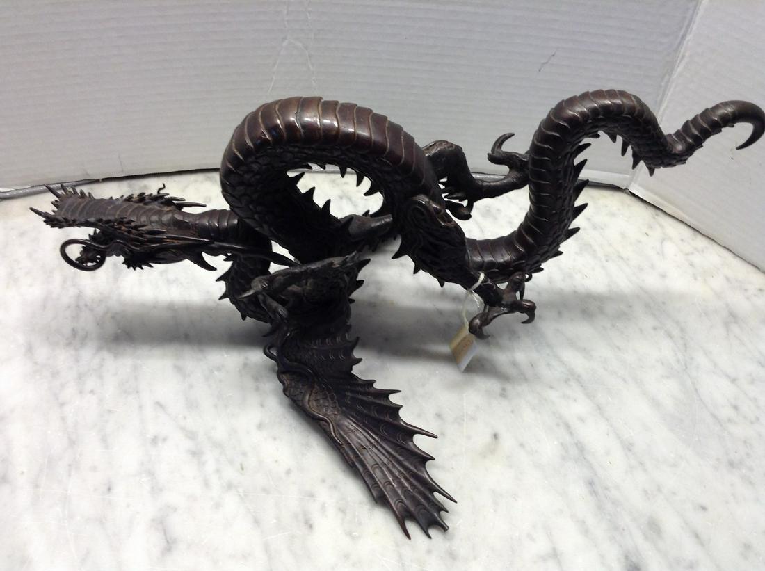 Newark Museum Metal Sculpture of a Dragon (1 of 5)