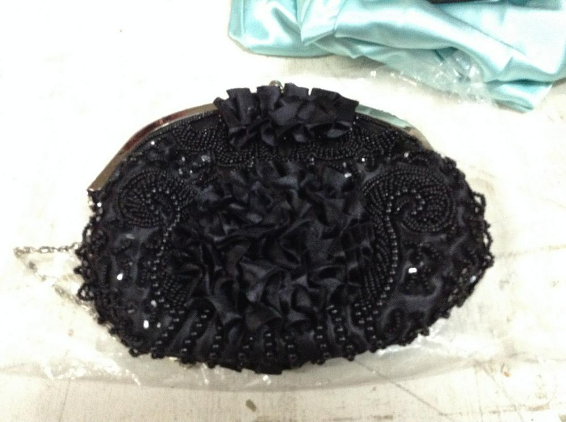 Black Beaded Evening Bag (1 of 1)