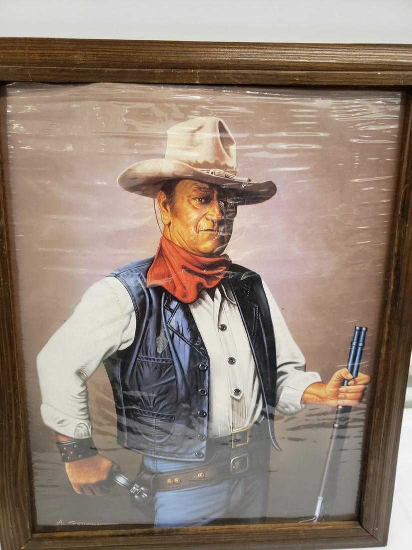 John Wayne framed picture (1 of 1)