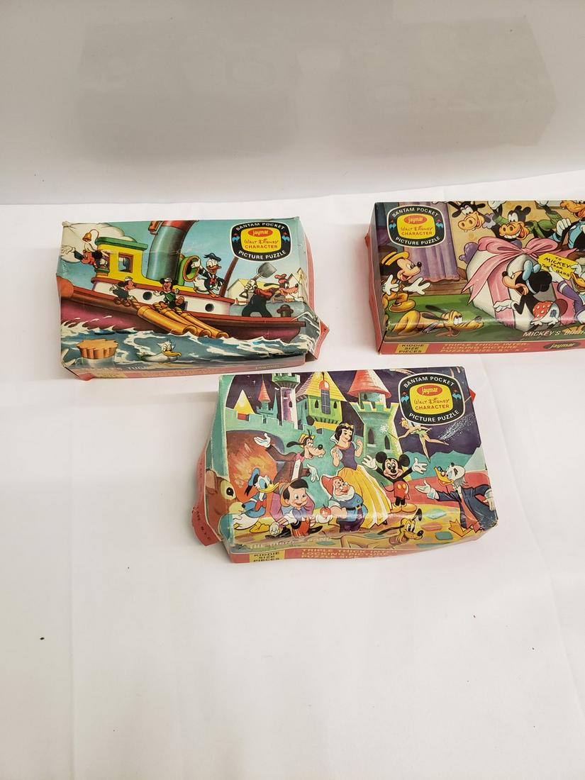 Lot of 3 vintage Walt Disney puzzles (1 of 1)