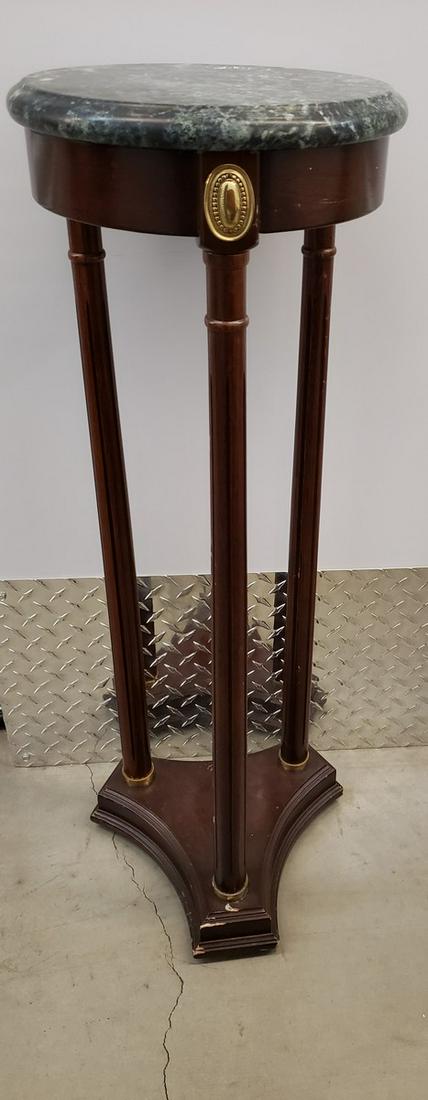 Marble top stand - approx 3ft tall (1 of 1)