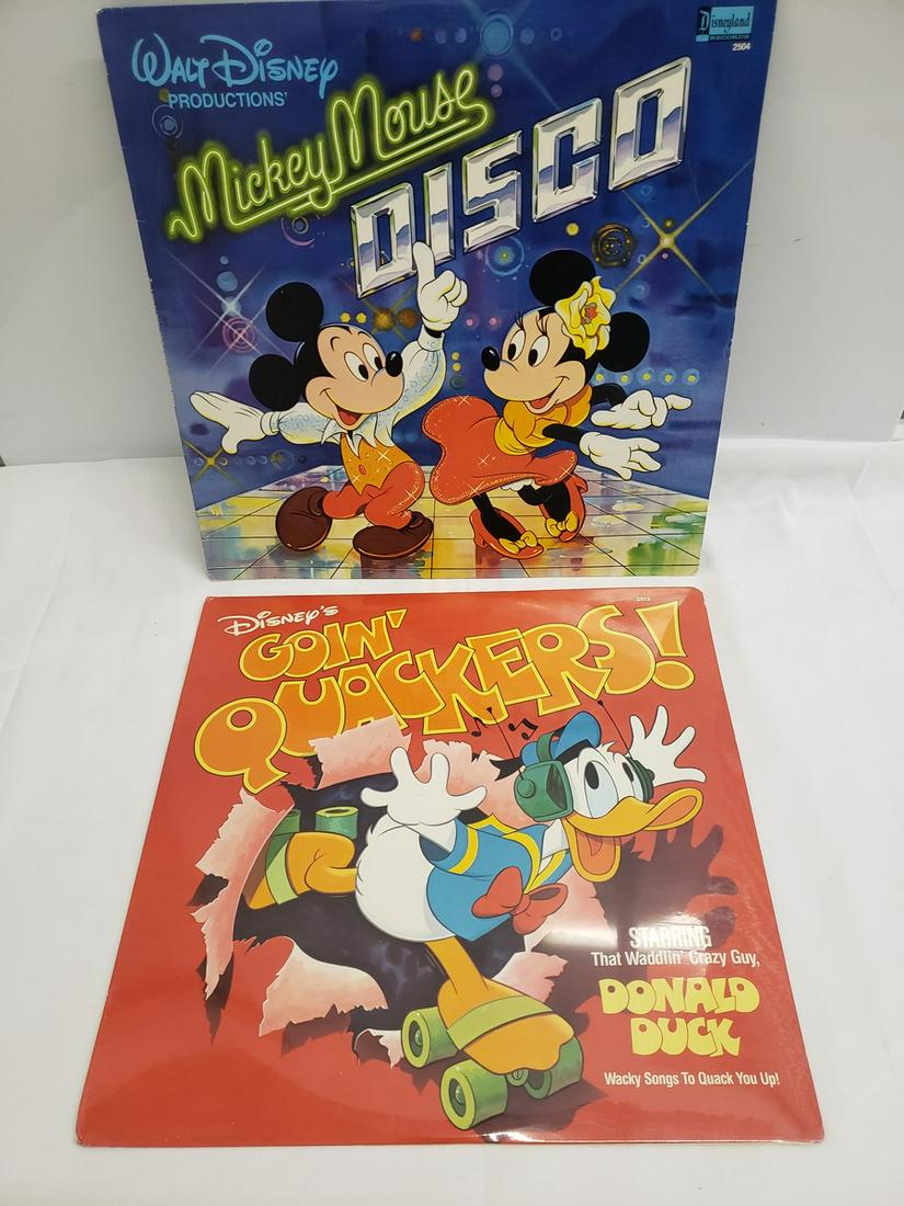 Two vintage Walt Disney lps: Two vintage Walt Disney lps
