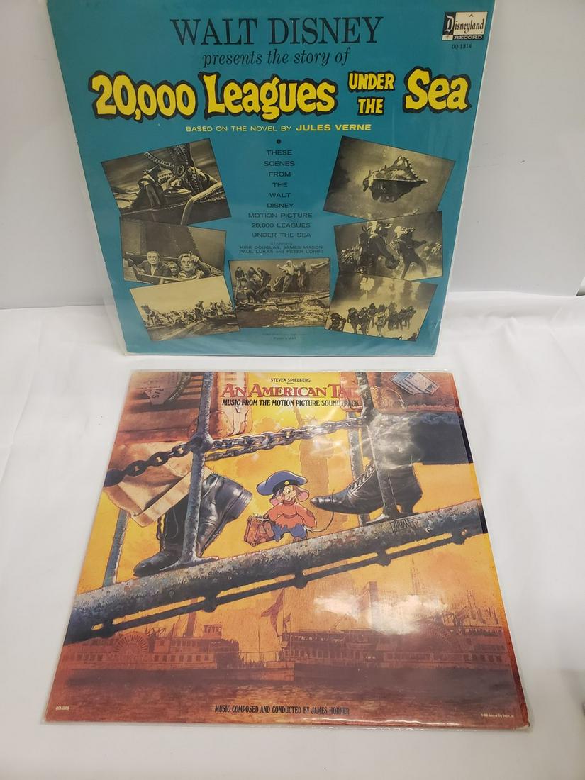 Two vintage Walt Disney lps: Two vintage Walt Disney lps