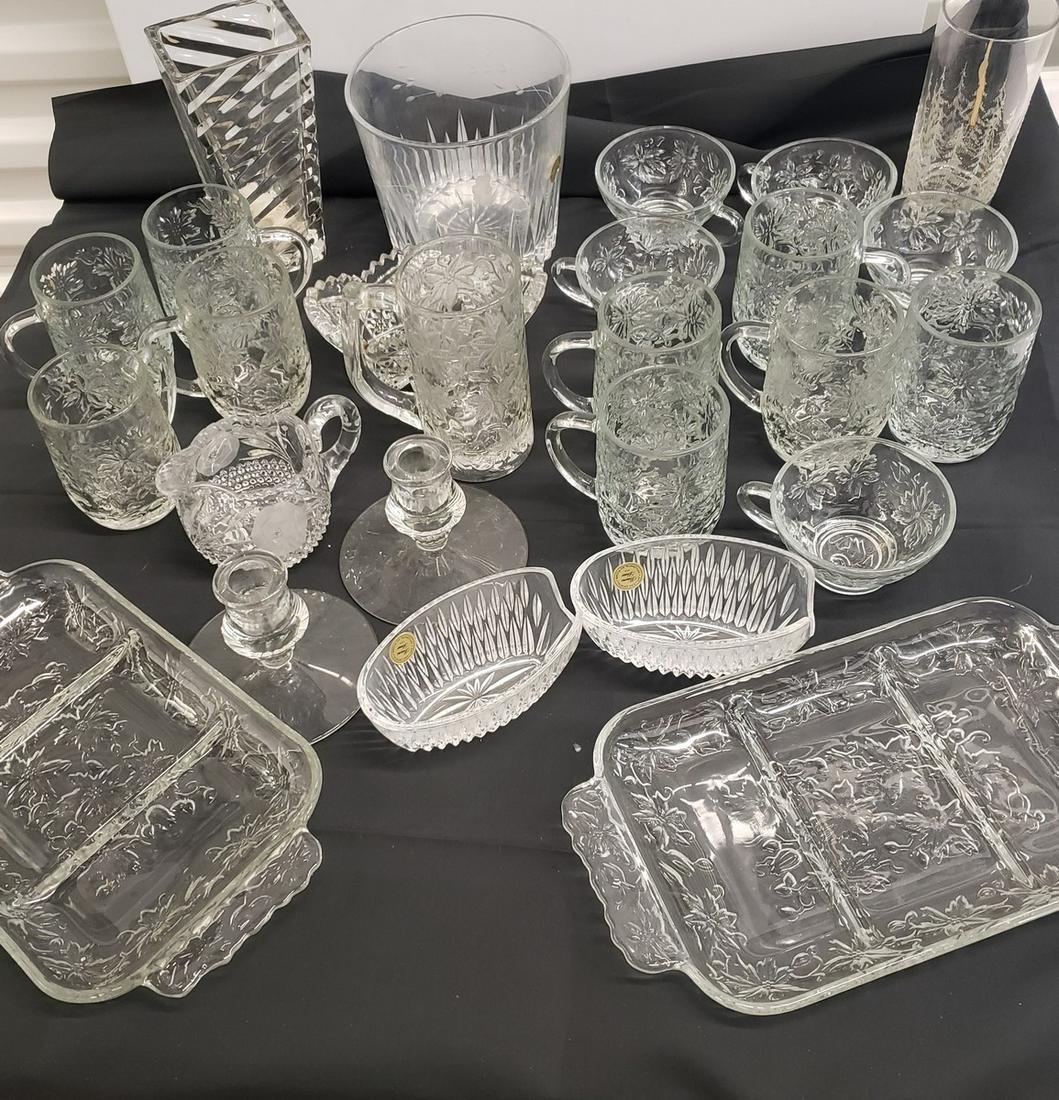Large lot of glassware - princess glass and more (1 of 1)