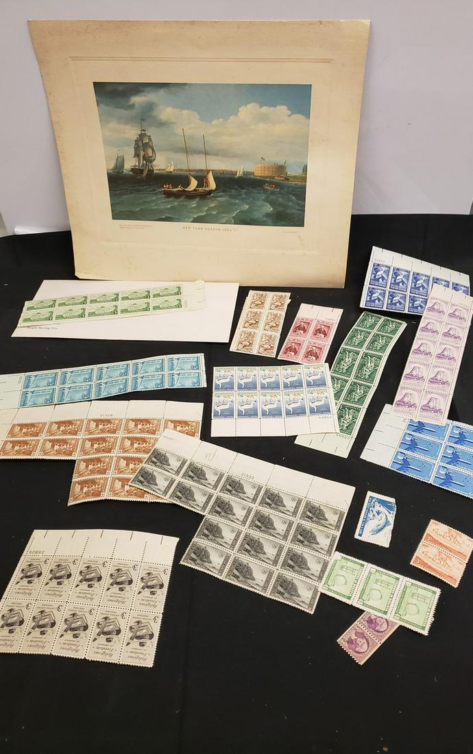 Large lot of stamp blocks and more (1 of 1)