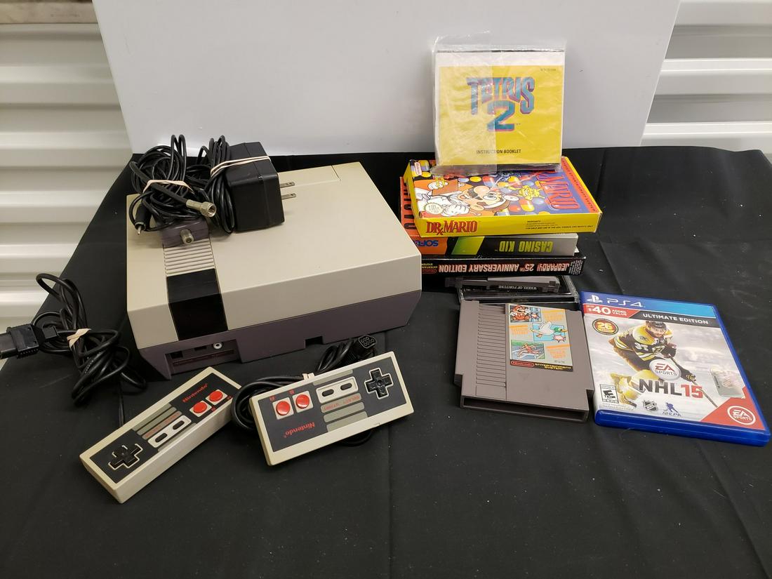 Original Nintendo Entertainment system with games (1 of 1)