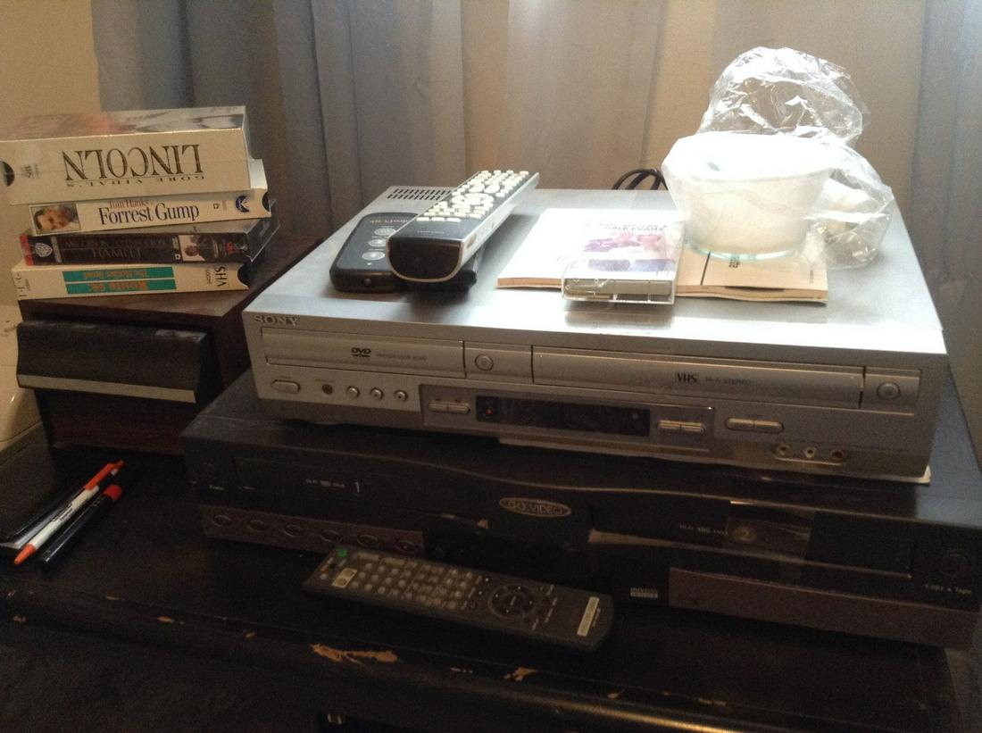 Sony DVD Player and Go Video VHS Video Copier  and more (1 of 1)