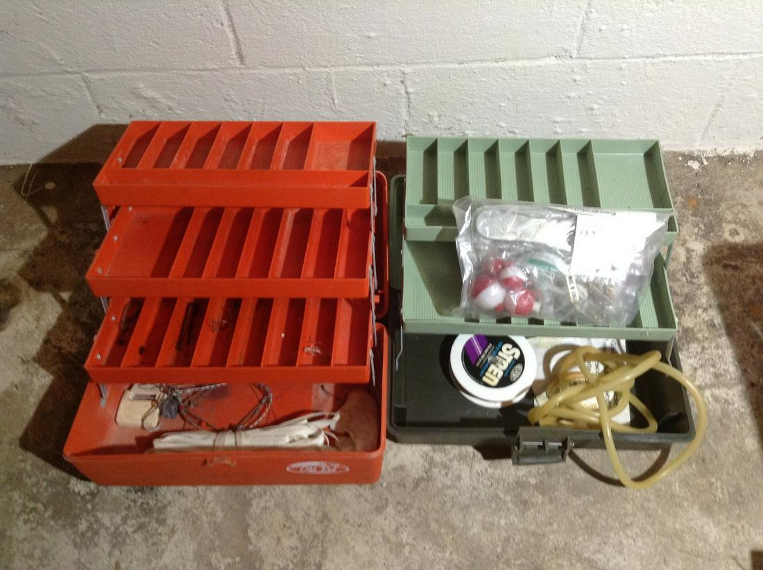 Two Tackle boxes with fishing tackle (1 of 1)