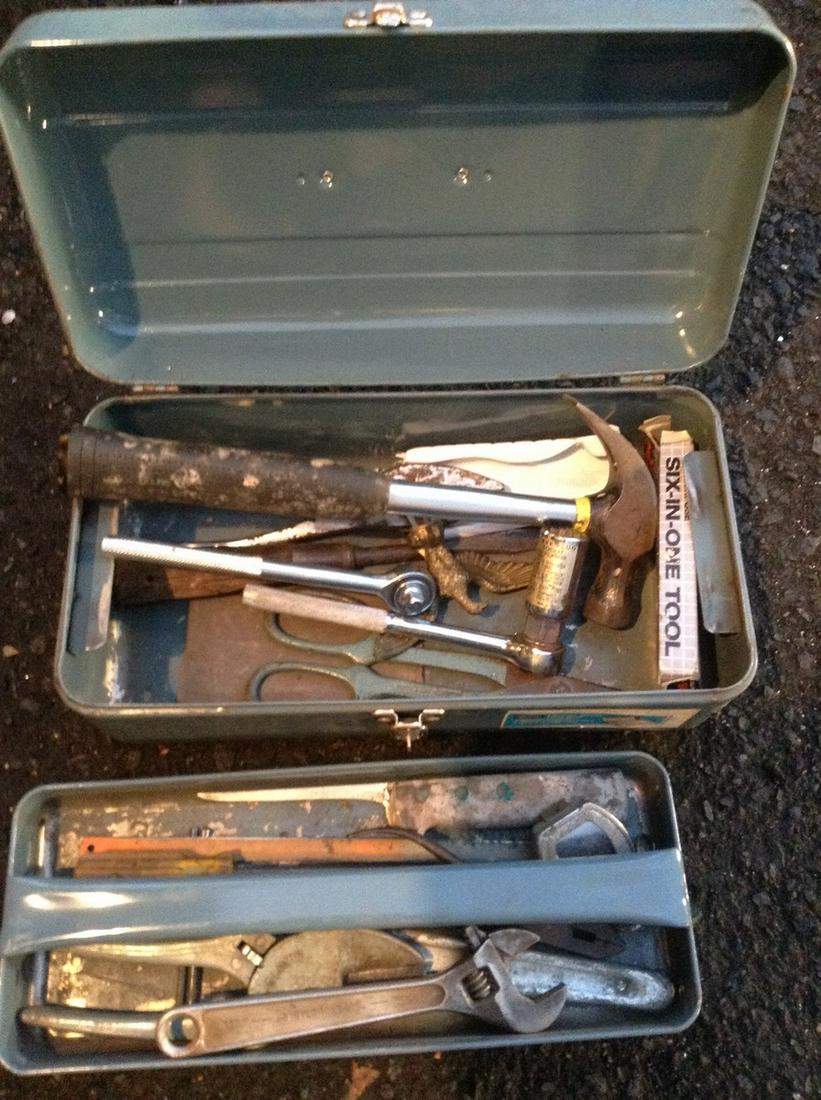 Vintage Sears Toolbox full of tools (1 of 1)