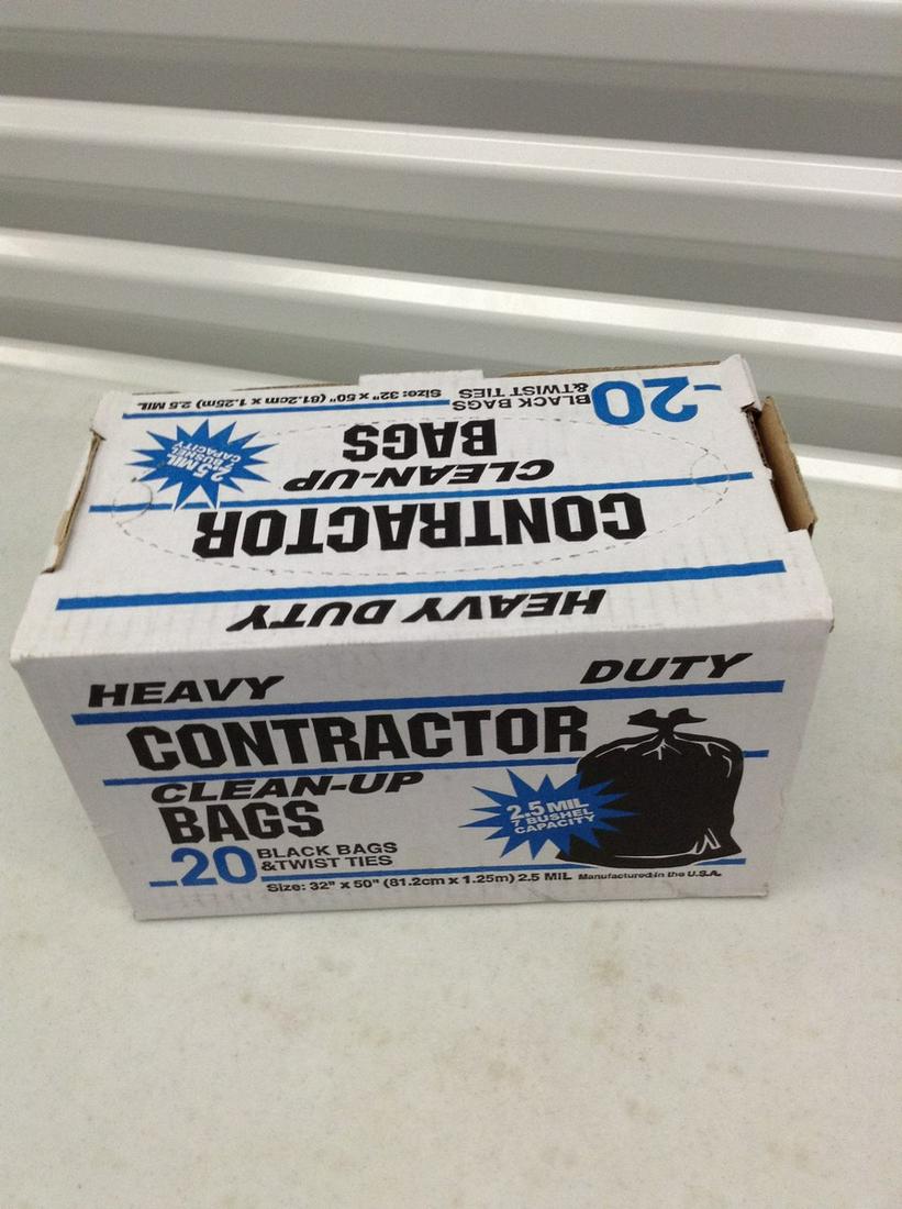 Heavy Duty Contractor Bags 20 Bags in Box (1 of 1)