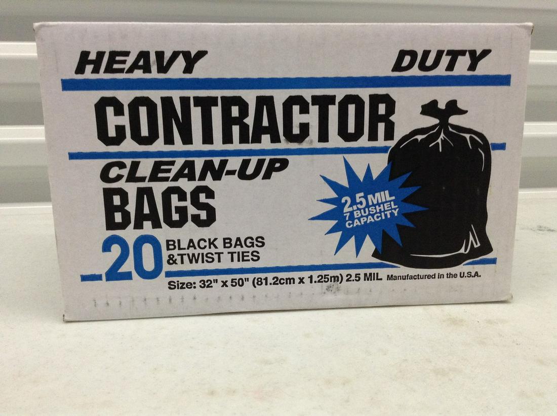 Heavy Duty Contractor Bags 20 Bags in Box (1 of 1)