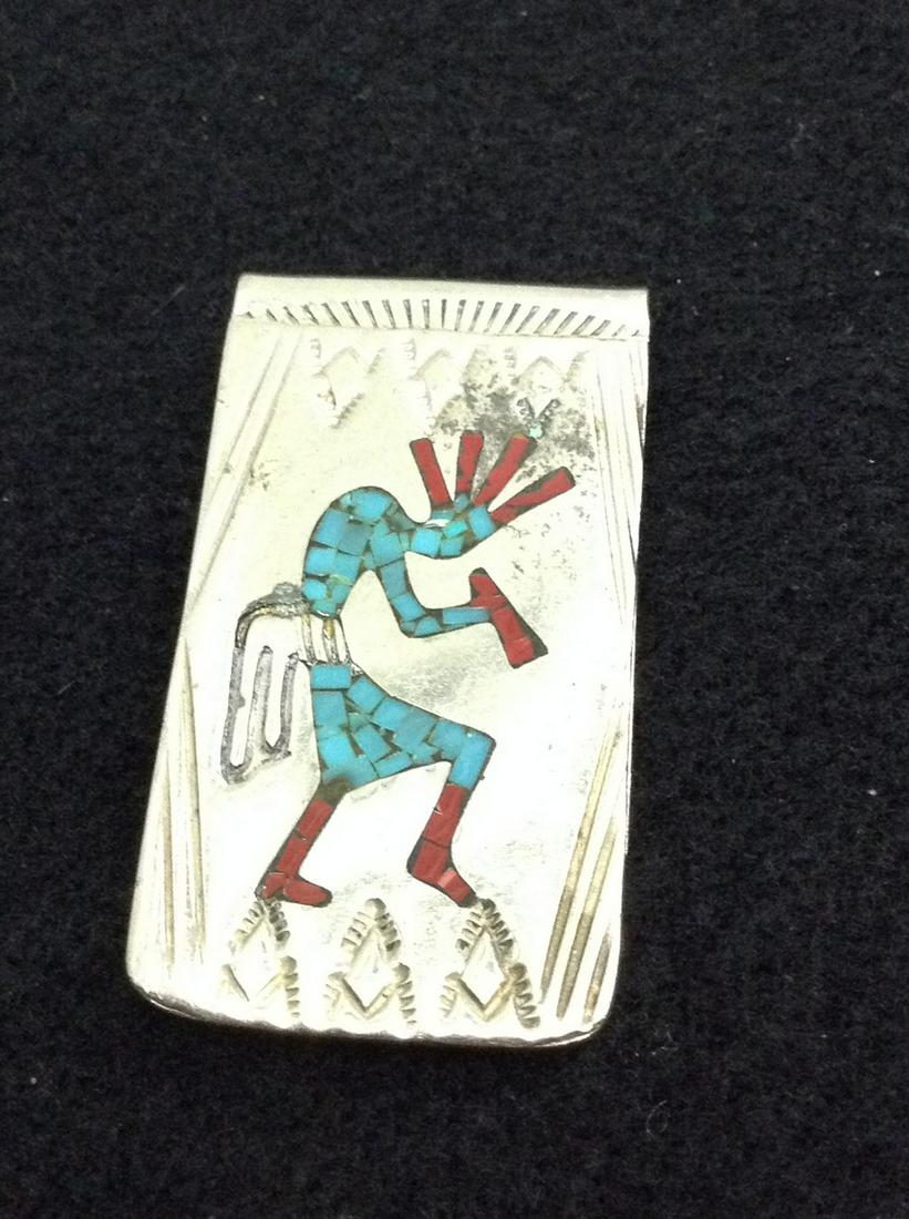 Unmarked Native American Money Clip: Unmarked Native American Money Clip