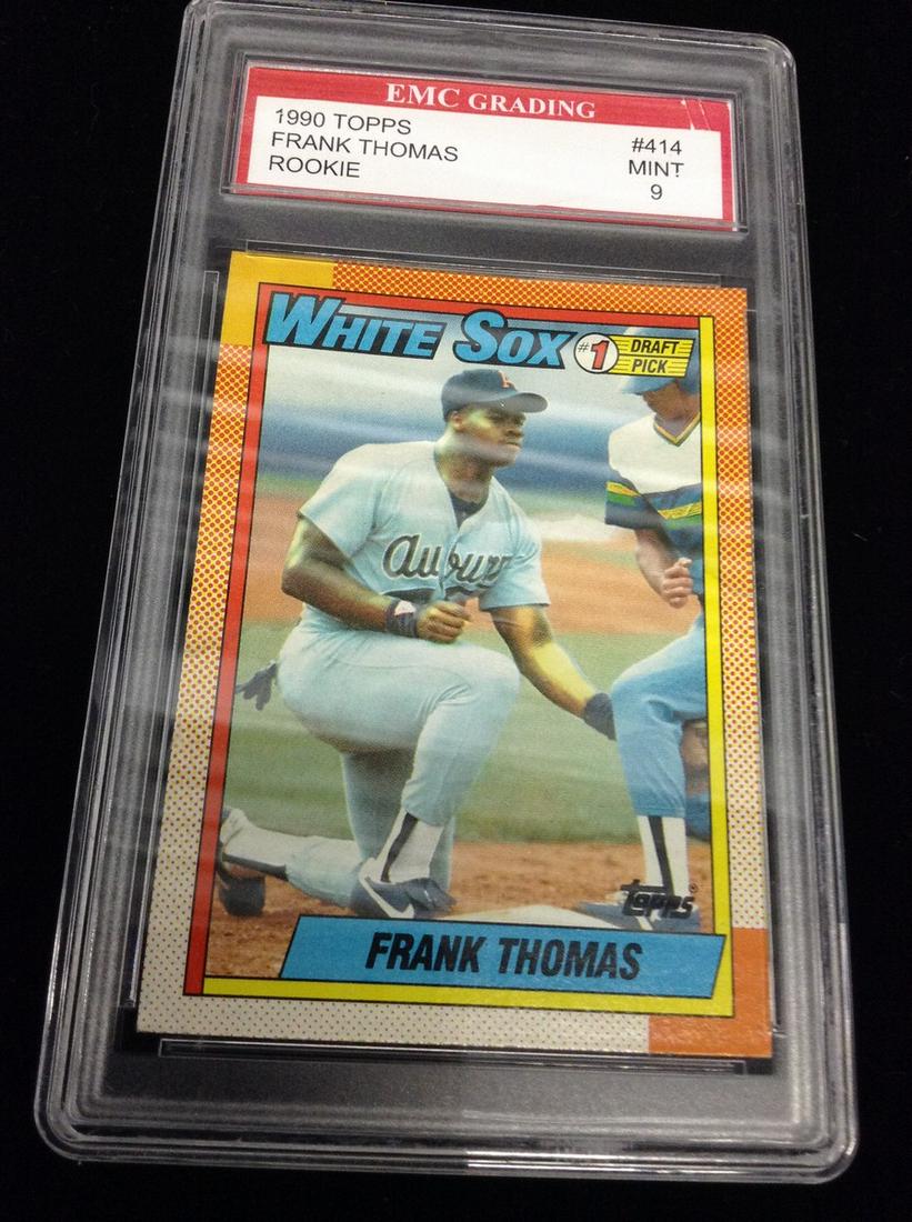 Mint 9 1990 Topps Frank Thomas Card (1 of 1)