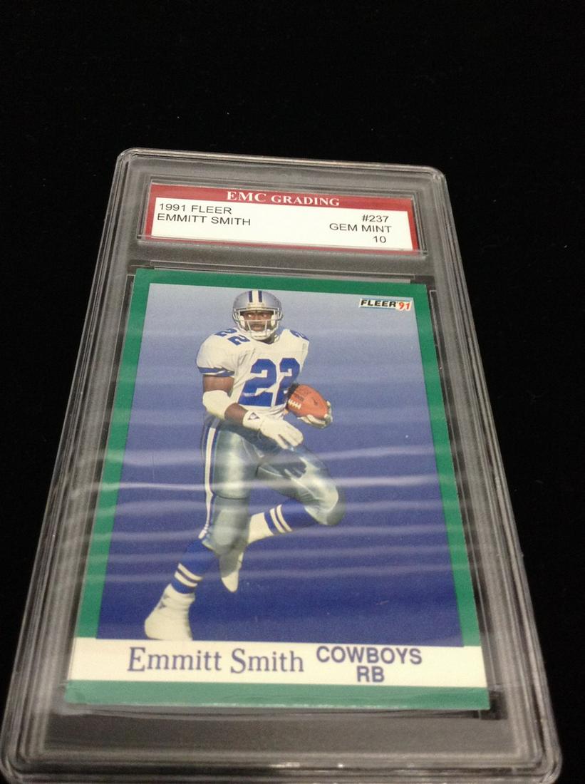 Gem Mint 10 1991 Fleer Emmitt Smith Card (1 of 1)
