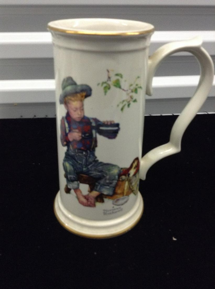 Gorham Norman Rockwell Mug: 8 in.