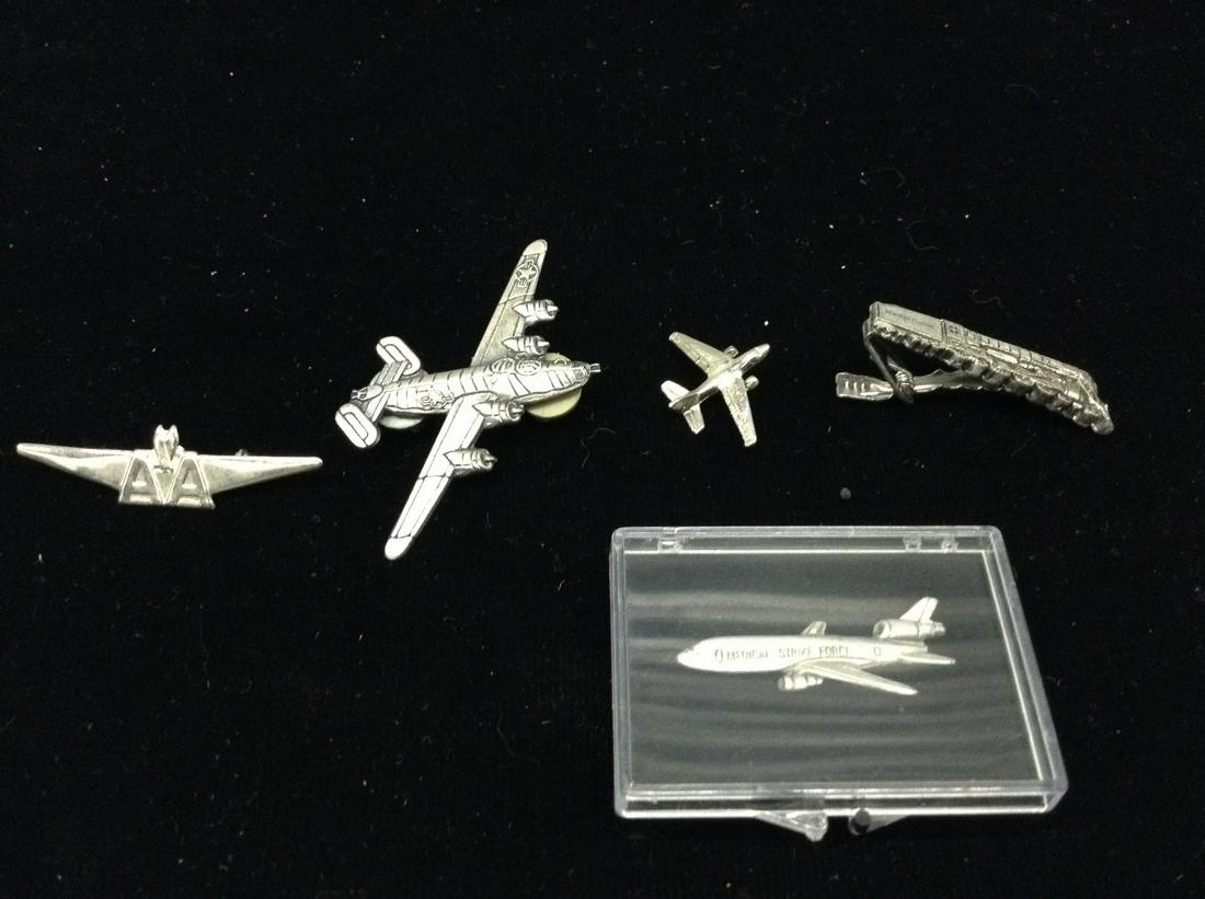 Various Plane and Pilot Pins: Various Plane and Pilot Pins