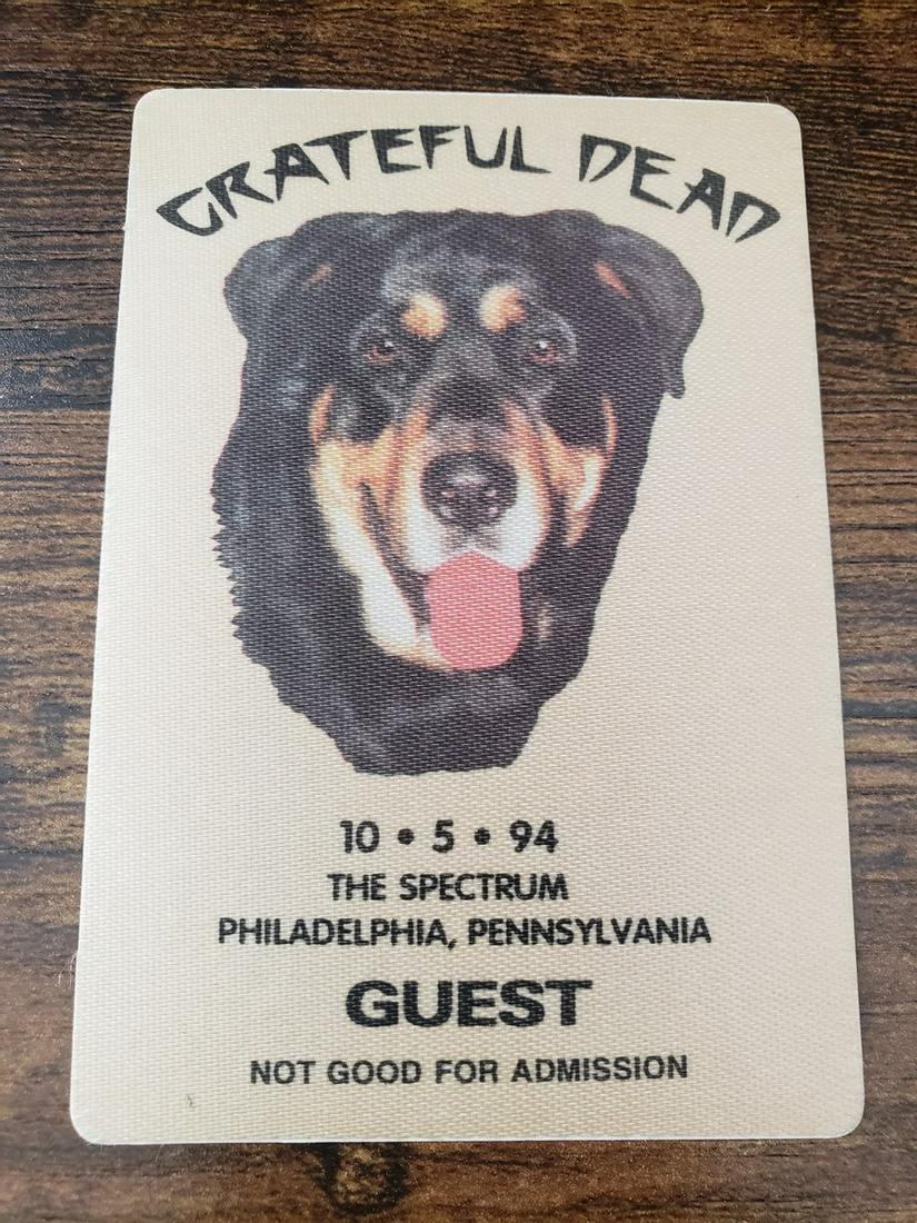 Grateful Dead backstage pass - this is an original pass (1 of 1)