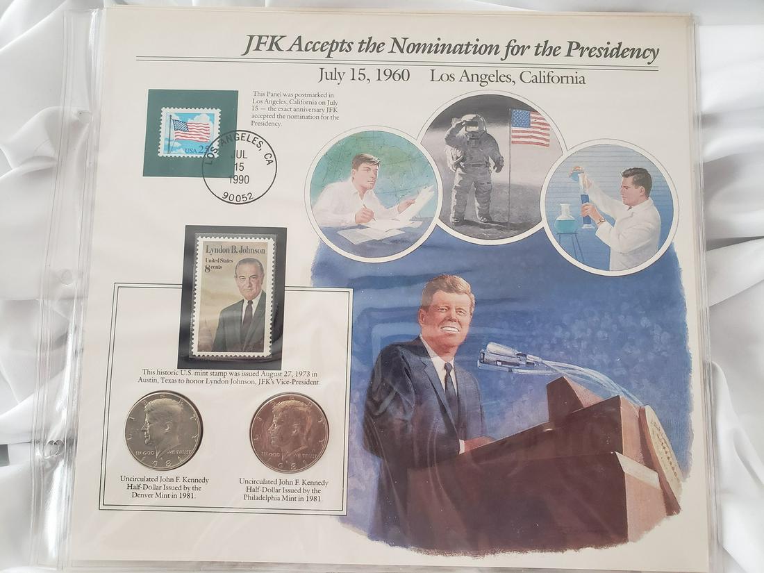 Jfk Uncirculated half dollars and Lyndon B. Johnson (1 of 1)
