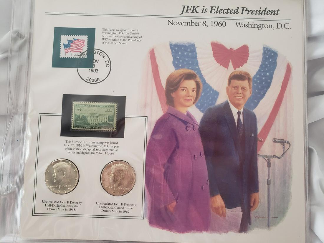 JFK unciruclated half dollars and National Capital (1 of 1)
