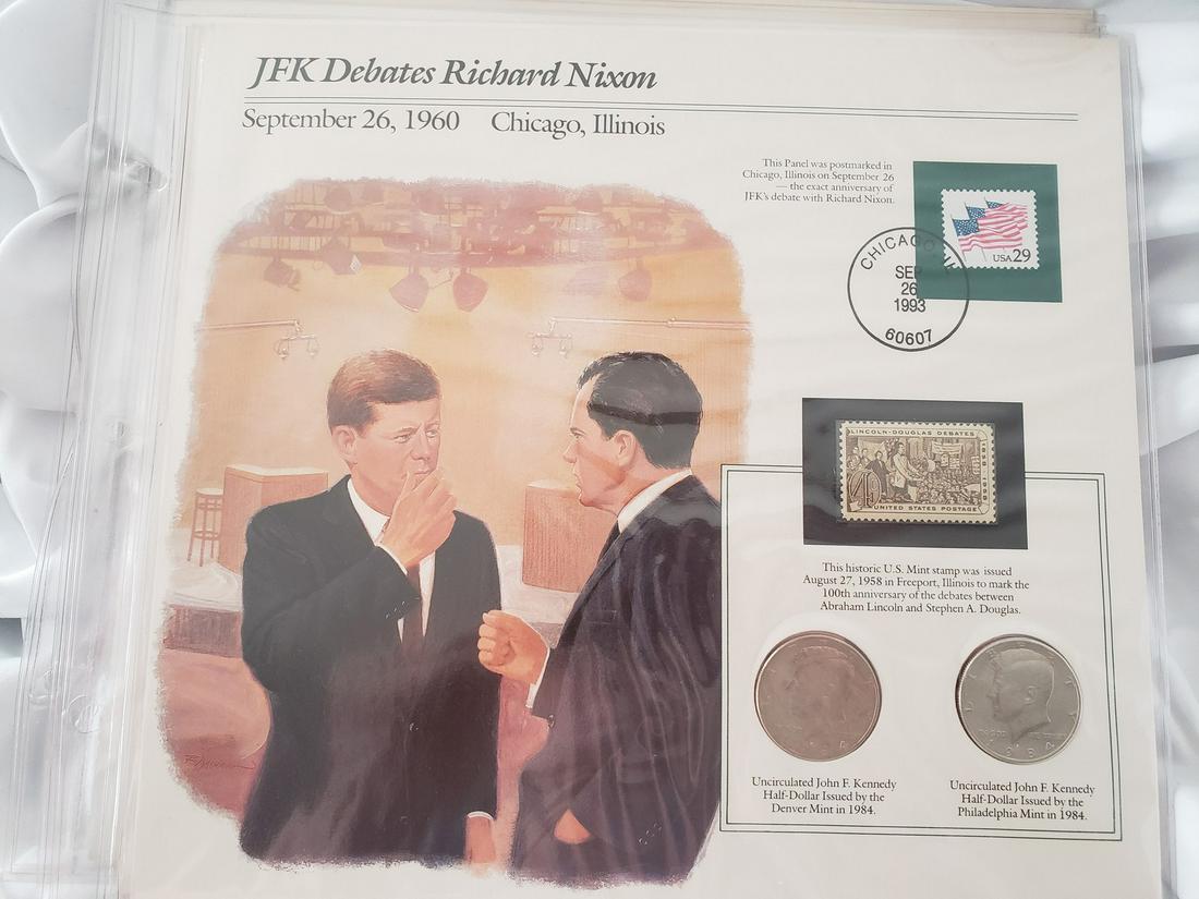 JFK uncirculated half dollars and Lincoln-Douglas (1 of 1)