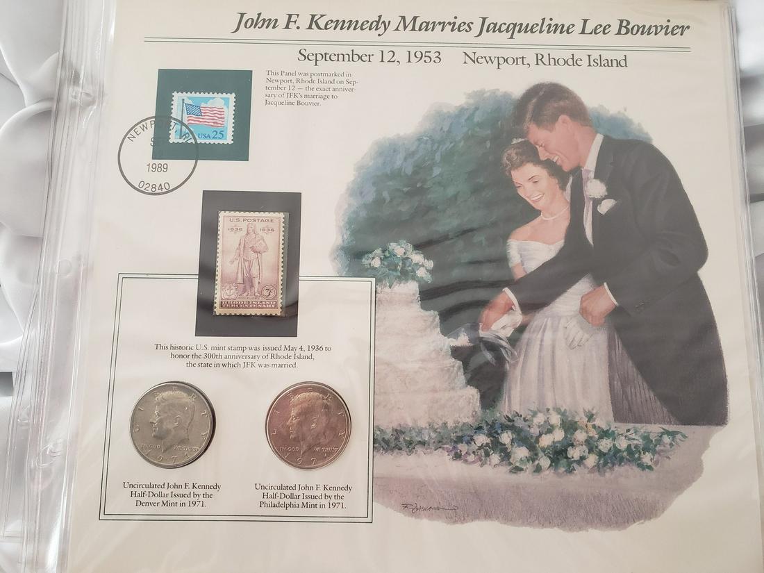 JFK uncirculated half dollars and Roger Williams Rhode (1 of 1)