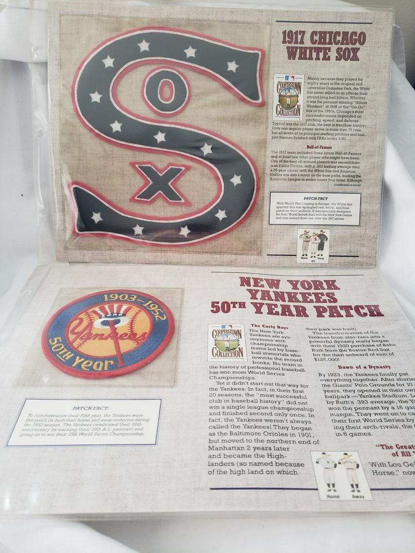 Two vintage baseball patches - 1917 Chicago White Sox (1 of 1)