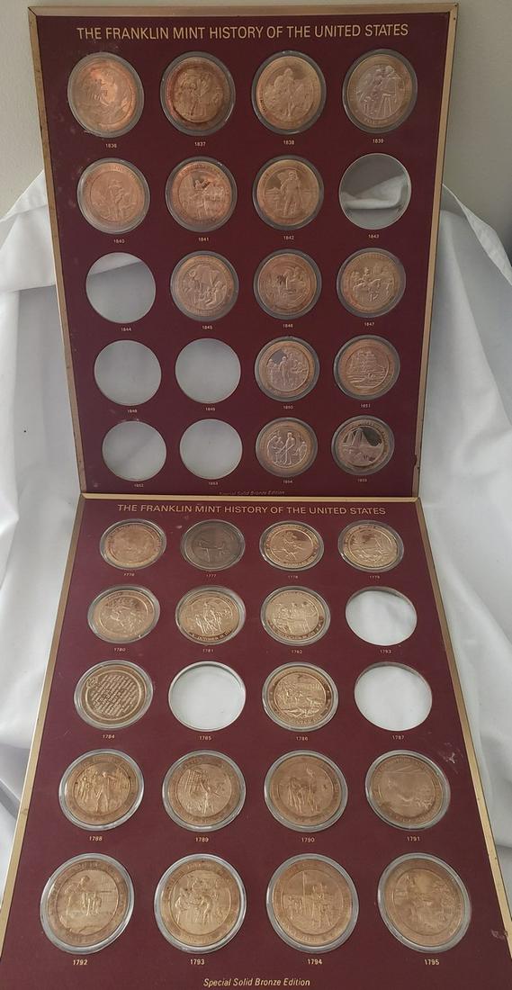 Two sets of The Franklin Mint History of The United (1 of 1)