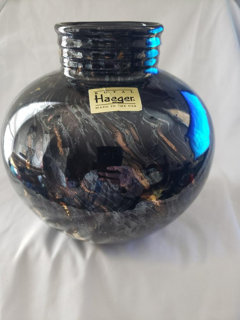 Royal Haeger multi colored vase (1 of 1)
