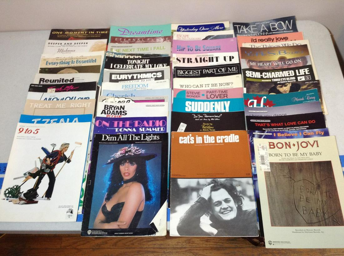 Large lot of Vintage Sheet Music (1 of 1)