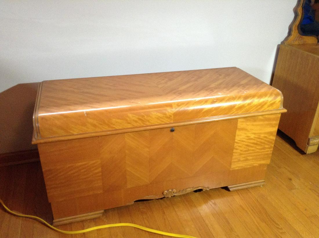 Lane Art Deco Cedar Chest 47"x18.5"x 23" (1 of 1)