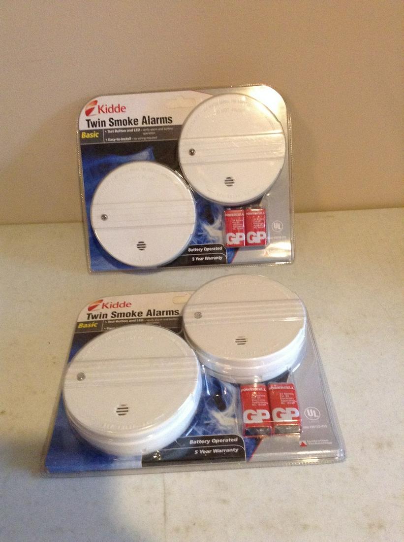 Two New in package Kidde Twin Smoke alarms: Two New in package Kidde Twin Smoke alarms