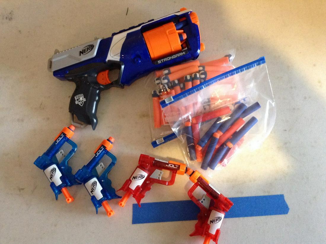 Large lot of Nerf Guns and darts (1 of 1)