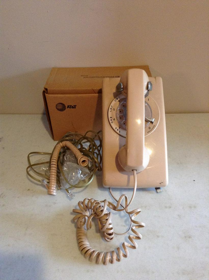 Vintage AT&T Rotary Wall Phone in the box (1 of 1)